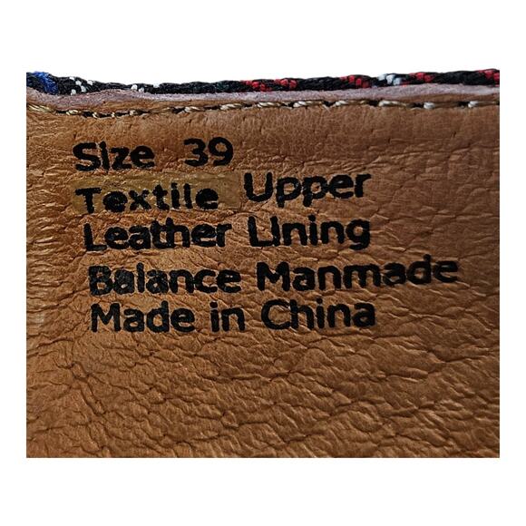 MATIKO Women 7 Lori Shoes Slingback Green Tartan Plaid Textile Leather Lined NEW - Picture 7 of 11